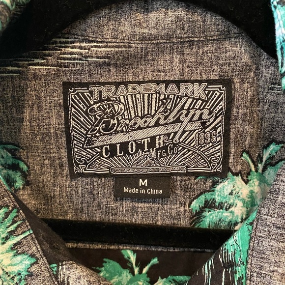Brooklyn Cloth Muted Hawaiian Shirt - Picture 3 of 4